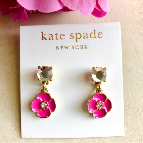 KATE SPADE Crystal Earring LOT OF TWO - Picture 2 of 7